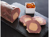 Magret de canard fourré au bloc de foie gras