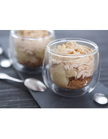 Verrines de foie gras, poires et spéculoos®