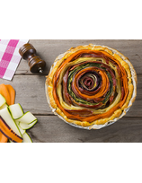 Tarte fleur au Jambon 