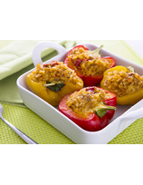 Risotto de chichons en poivrons