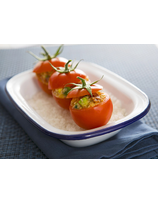 Tomates cocktails aux rillettes de truite de la Nive