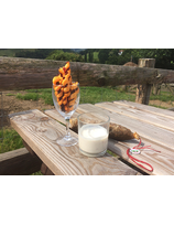 Tortillons de chorizo des Aldudes et crème de brebis