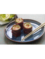 Makis courgettes au jambon de Kintoa AOP 