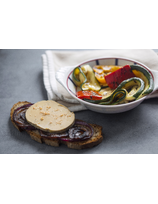 Foie gras aux légumes d'été 