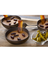 Duo de haricots et ventrèche grillée 