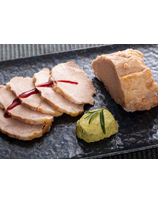 Confit de Porc Basque et délice de courgettes à la coriandre