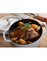 Rôti d’échine de Kintoa AOP en cocotte 