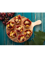 LES TARTELETTES AU JAMBON ET FOIE GRAS 