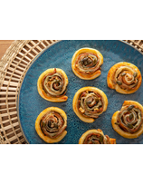 ROULES AU JAMBON ET FROMAGE DE BREBIS 