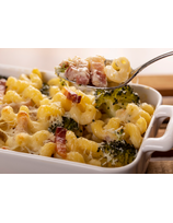 MACARONI AU FROMAGE, VENTRECHE ET BROCOLIS 