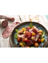 Panzanella au jambon de Kintoa AOP