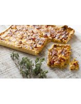 Tarte à l'oignon et au jambon de la Vallée des Aldudes