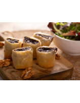 Bouchée de boudin basque et noix en pâte filo