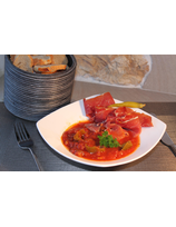 Recette du jambon piperade