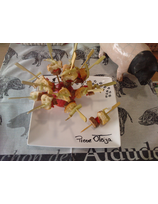 Recette de banderillas rouges et vertes au pâté de palombe