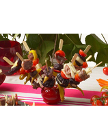 Recette de brochettes de saucisses confites