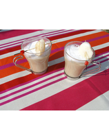 Recette de verrines façon "cappuccino" châtaigne et noix de St Jacques