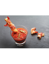 Mouillettes de ventrêche et piperade