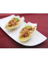 Endives au confit de porc