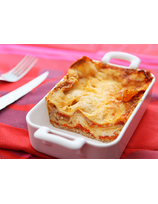 Lasagnes aux chichons et pimientos del piquillo