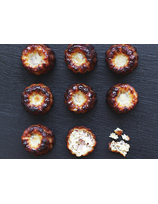 Cannelés au jambon de la Vallée des Aldudes et au fromage de brebis