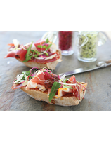 Tartine gourmande de Jambon de Kintoa AOP