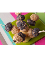 Recette de brochettes "surprise" au foie gras 