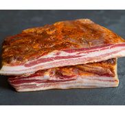 Ventrêche plate frottée au piment