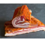 Ventrêche roulée frottée au piment