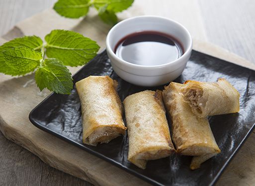 Nems au confit de porc basque