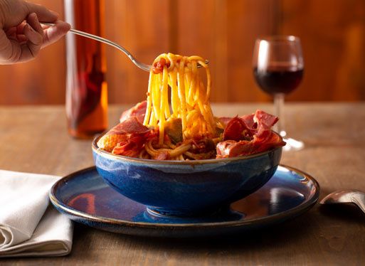 SPAGHETTI PIPERADE JAMBON 