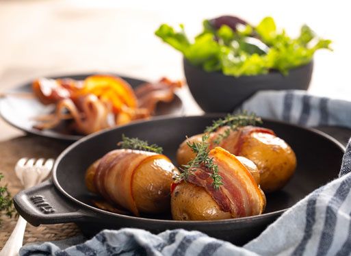 POMMES DE TERRES BARDEES DE VENTRECHES