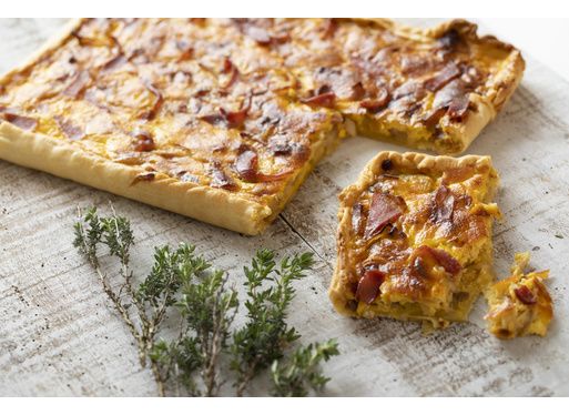 Tarte à l'oignon et au jambon de la Vallée des Aldudes