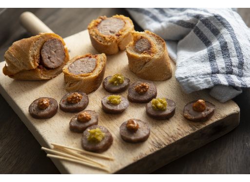 Bouchées de saucisses confites