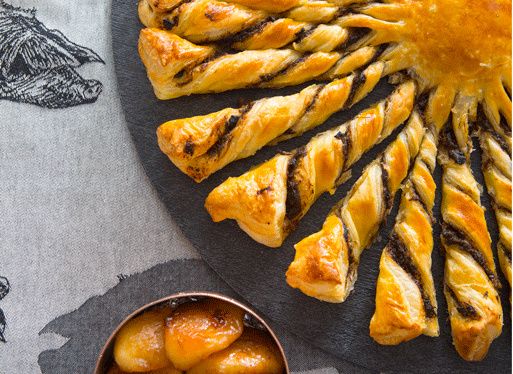 TARTE SOLEIL BOUDIN BASQUE & POMMES