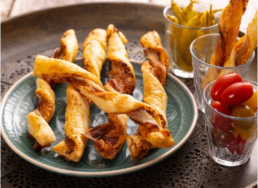 Torsades de ventrèche et moutarde à l'ancienne au piment d'Espelette