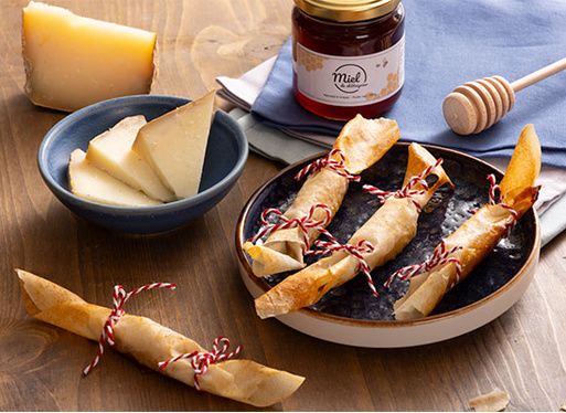 Bonbons de fromage de brebis miel et noix