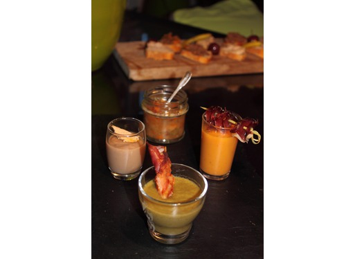 Recette de verrines de veloutés