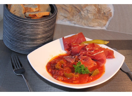 Recette du jambon piperade