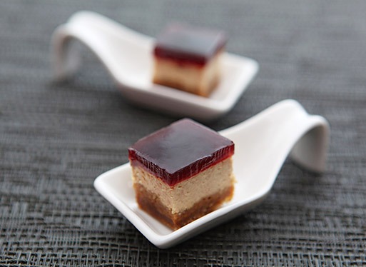 Foie gras façon cheesecake 