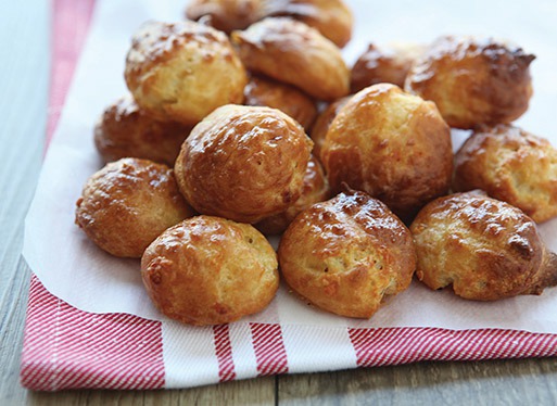 Gougères au fromage de chèvre