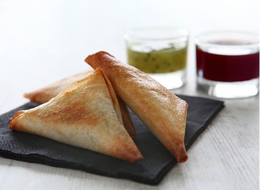 Samoussas aux manchons de canard 